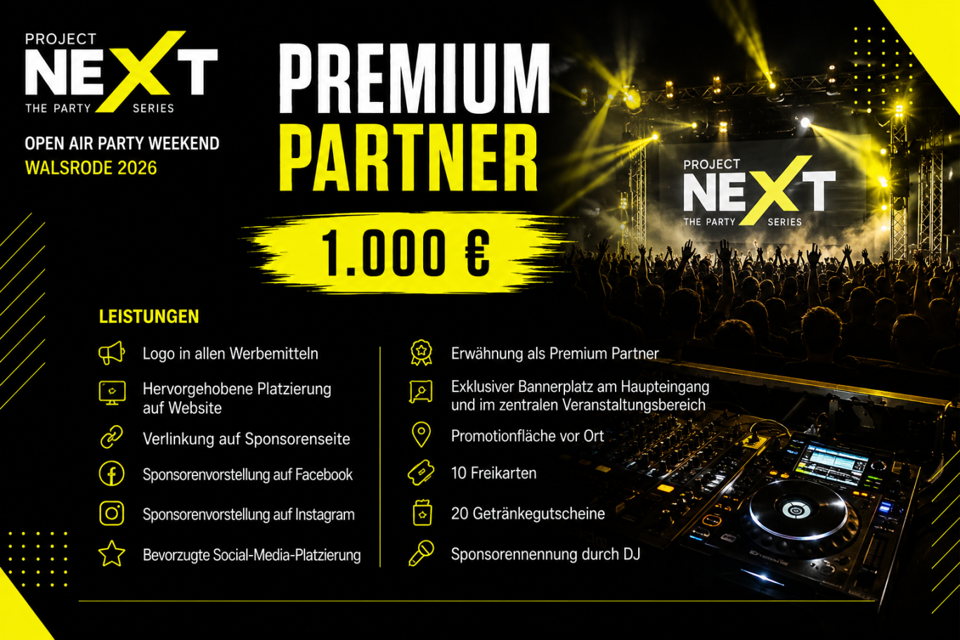 Sponsoring Paket 1